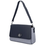 Elegantní dámská koženková kabelka na rameno Ciri, tmavě modrá