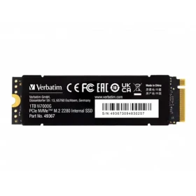 Verbatim Vi7000G 1TB / M.2 2280 / PCI-E NVMe Gen4 / R: 7000MBs / W:5000MBs (49367)