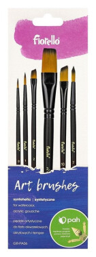 Štětce syntetické GR-PA06 6ks