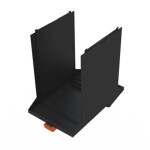 Electronics housings, OMNIMATE Housing - series CH20MBlack, Base element, Width: 67,5 mm