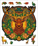 Dřevěné puzzle - Zázračný jelen