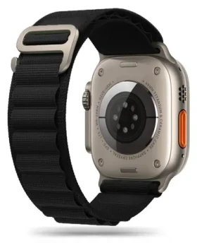 Tech-Protect Nylon Pro Strap černá / Řemínek / pro Apple Watch Series 4-9, SE, Ultra 1 a 2 / 42/44/45/49 mm