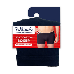 Pánské boxerky LIGHT COTTON BOXER - BELLINDA - černá XXL