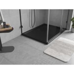 MEXEN - Flow sprchová vanička obdélníková slim 75 x 120, černá mat 46R707512