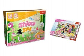 PACK Science for you Studio SPA 21 pokusů + Puzzle Disney Princezny 260 dílků v krabici 40x26x13cm