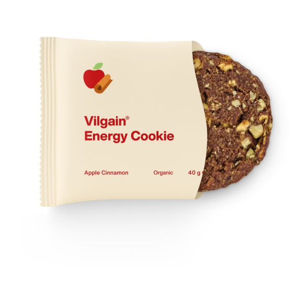 Vilgain Energy Cookie BIO – jablko se skořicí 40 g