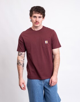 Tričko Carhartt WIP S/S Pocket T-Shirt Amarone