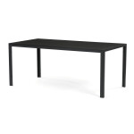 Zahradní stůl 180x90cm, hliník, polywood, šedá, AZT-C1211 GREY