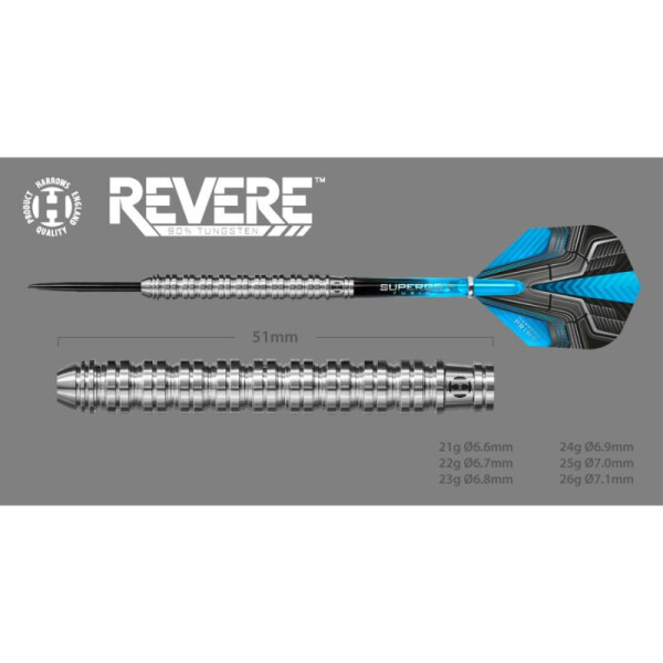 Šipky Harrows Revere 90% Steeltip HS-TNK-000013894 22 g