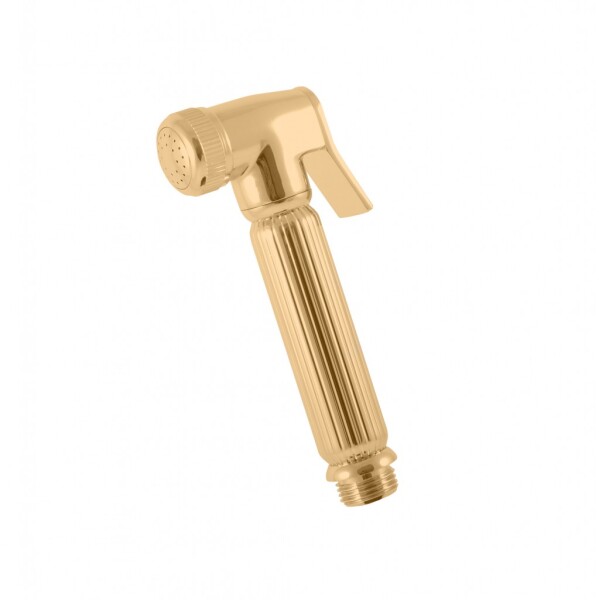 RAV Slezák - Ruční sprcha k bidetové baterii se stop ventilem, Zlatá - kartáčovaná KS0005ZK KS0005ZK