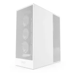 NZXT H7 Flow RGB bílá / E-ATX / 2x USB-A 3.2 / 1x USB-C 3.2 / 3x 120mm RGB / bez zdroje / průhledná bočnice (CM-H72FW-R1)