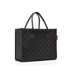 Sada stylová kabelka a praktické pouzdro Reisenthel Daily Shopper set Glossy dots black