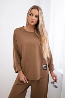 Souprava Punto Milano Winter tepláky + kalhot velbloud UNI