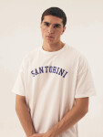 Pánské pyžamo Santorini 43173 white - HENDERSON bílá XXL