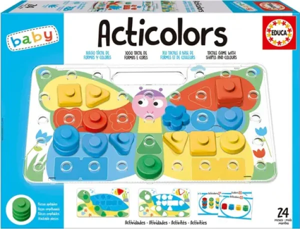 EDUCA Skládačka Acticolors Barvy a tvary
