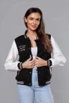 Černá dámská bunda typu bomber (16M9067-392) odstíny černé XL (42)