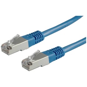 Roline 21.15.0344 RJ45 síťové kabely, propojovací kabely CAT 5e S/FTP 2.00 m modrá dvoužilový stíněný, pozlacené kontakty 1 ks