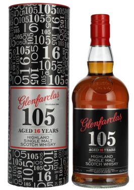 Glenfarclas 105 CASK STRENGTH Highland Single Malt Scotch Whisky 16yo 0,7L, 60%, -DB-
