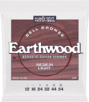 Ernie Ball 2346 Medium Light Earthwood Bell Bronze Acoustic Guitar Strings 12-54