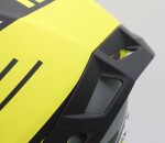 Motocyklová helma Xrc Loomis blk/wht/grey/fluo - XL / žlutá