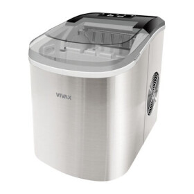 Vivax IM-122T stříbrná / Výrobník ledu / 240W / 2.2l / 12kg-den (IM-122T)