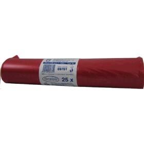 Pytle na odpad červené LDPE 70 x 110 cm /120l 25 ks - role 10 rolí v kartonu WIMEX 69761