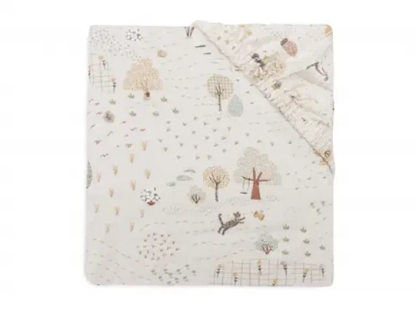 Jollein Prostěradlo napínací 120x60 cm Tiny Park 1 ks (511-507-68102)