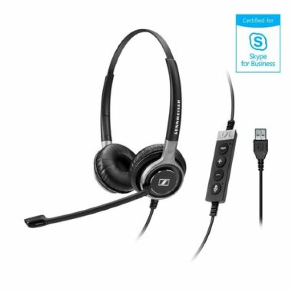 SENNHEISER IMPACT SC 660 USB ML černá / USB headset / mikrofon / USB (1000553)