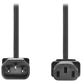 NEDIS IEC C14/C13 / Napájecí prodlužovací kabel / 5 m / černá (CEGL10500BK50)