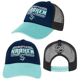Outerstuff Dětská kšiltovka Seattle Kraken NHL Essentials Snapback Trucker