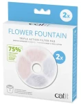 CATIT Filtrační náplň Triple Action pro Senses 2.0 Flower / 2 ks / aktivní uhlí a iontoměnná pryskyřice (103-43738)