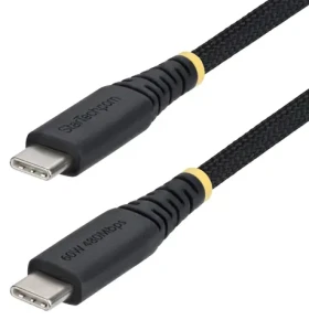 StarTech Rugged černá / Nabíjecí kabel / USB-C - USB-C / PD / 0,3 m (USB2CC30CMNCBR)