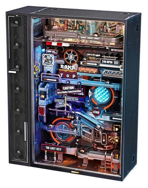 3D Mechanická skládačka kuličkové dráhy: Město minulosti