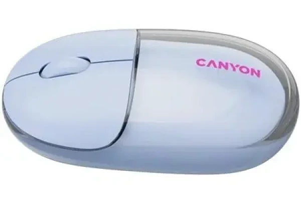 Canyon OnClick 24 modrá / Bezdrátová optická myš / BT + 2.4 GHz / 1200 DPI / 4 tlačítka (CNS-CMSW24BL)