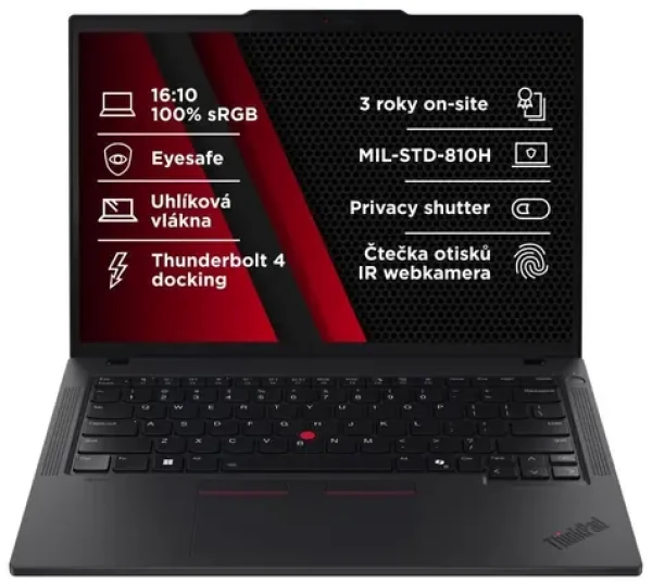 Lenovo ThinkPad T14 G6 černá / 14" WUXGA Touch / Ryzen AI 5 PRO 340 2.0GHz / 16GB / 512GB SSD / Radeon 840M / W11P (21QJ004JCK)