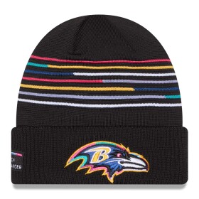 New Era Pánská zimní čepice Baltimore Ravens NFL 2025 Crucial Catch Beanie