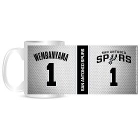 Hrnek San Antonio Spurs NBA Victor Wembanyama #1 (330 ml)