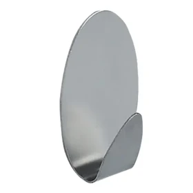 Spirella METAL oválný samolepící háček 2 ks nerezová ocel / 35 x 53 mm (7610583109804)