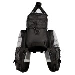 Brašna na zadní nosič FORCE LARGE, černá 20 l