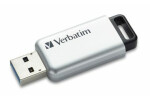 Verbatim Secure Pro 3.0 16GB stříbrná / Flash disk / USB 3.0 / čtení: 20MBs / zápis: 100MBs / Hardware AES 256bit (98664-V)