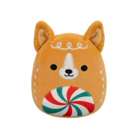 SQUISHMALLOWS Perníkový corgi - Louis, 13 cm