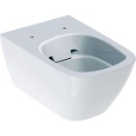 GEBERIT - Smyle Square Závěsné WC, Rimfree, bílá 500.208.01.1