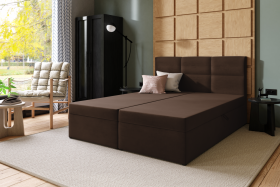 FRONTI Postel SAVIO 200x200 hnědá