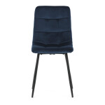 Jídelní židle, modrá, sametová látka, CT-281 BLUE4