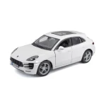 Bburago Plus Porsche Macan bílá