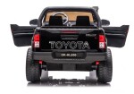 Mamido Dětské elektrické autíčko Toyota Hilux 4x4 lakované černé