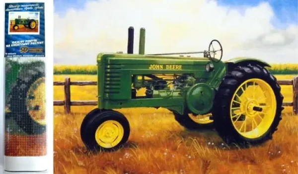 NORIMPEX Diamantové malování Traktor John Deere