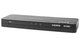 Nedis VCON6430AT přepínač KVM / USB-C + 2x HDMI vstup na 4x USB A + 1x HDMI výstup / 4K@60Hz / 18 Gbps (VCON6430AT)