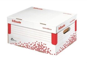 Archivační kontejner s víkem ESSELTE Speedbox, vel. S, bílá