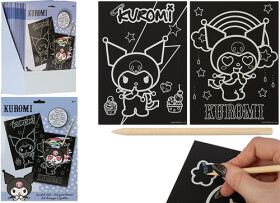 Hello Kitty Kuromi Seškrabávací obrázky